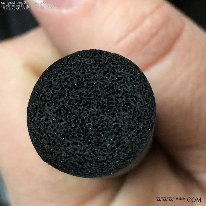 双喆 三元乙丙发泡圆条 橡胶发泡圆条 橡胶海绵条  插入式圆形密封条 电柜家具密封条图3
