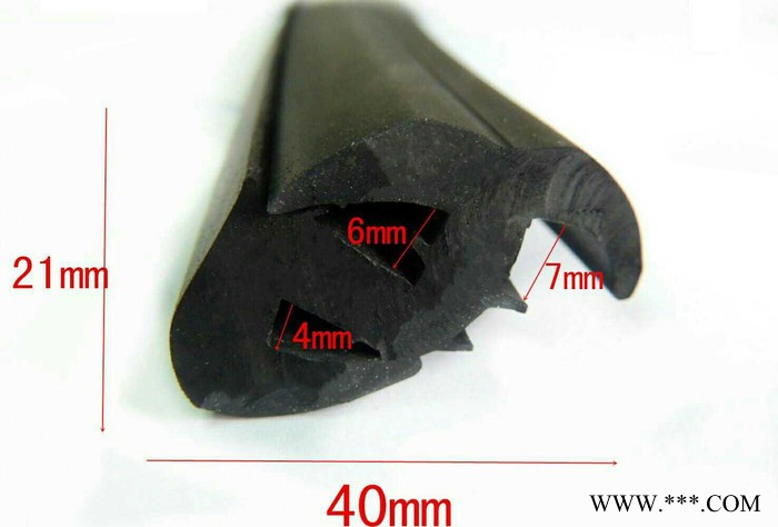 三元乙丙密封条，集装箱大车三口条。图2