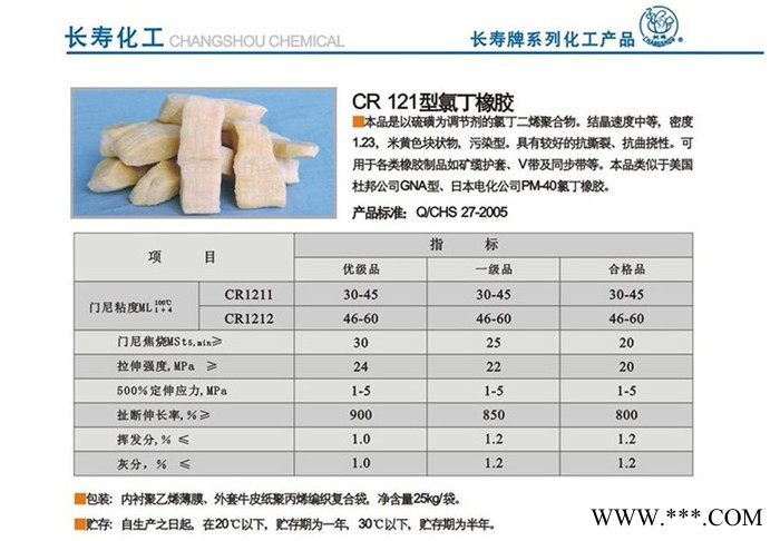 山西霍家长化氯丁橡胶CR121 中结晶 氯丁二烯橡胶粘剂原料cr121图2