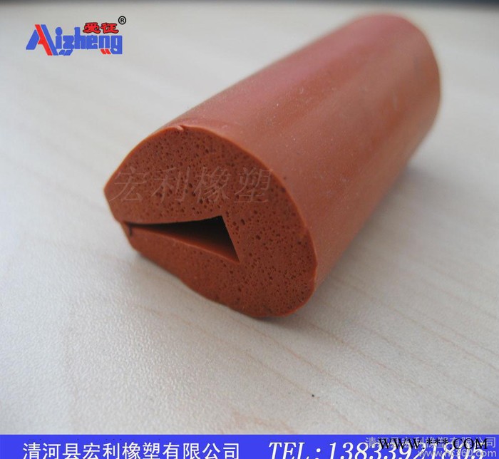 爱征HL-GJ005红色硅胶条  定制生产硅胶密封条  多色硅胶胶条  可任意定制图2