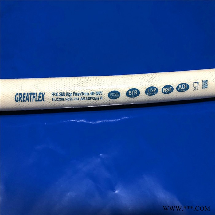 食品级网纹硅胶管高温高压硅胶软管灭菌清洗软管图2