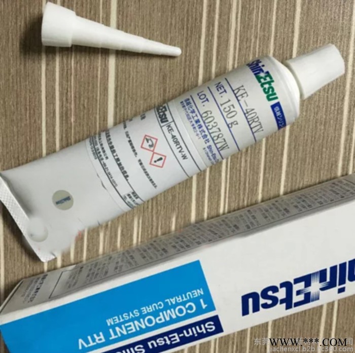 日本ShinEtsu信越KE-40RTV白色阻燃密封硅胶 KE40RTV难燃性弹性胶粘剂防水防潮耐腐蚀 150G图2