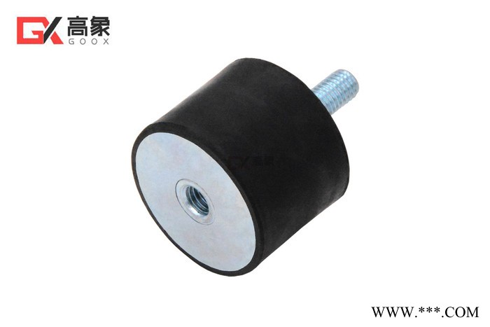 高象GXSS橡胶减震器两头螺孔 橡胶缓冲垫圆形减震柱 电机水泵减震垫 隔振加固降噪静音 可订做不锈钢硅胶 **图4