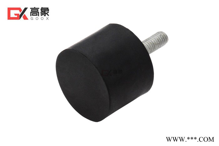 高象GXSS橡胶减震器两头螺孔 橡胶缓冲垫圆形减震柱 电机水泵减震垫 隔振加固降噪静音 可订做不锈钢硅胶 **图5