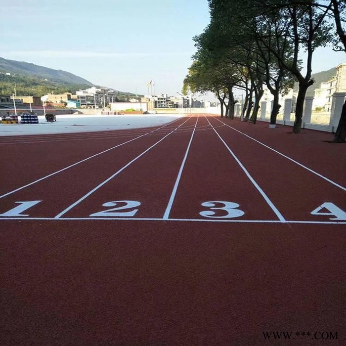厚冠EPD塑胶跑道材料 甘肃甘州彩色橡胶颗粒跑道价格实惠可定做图5