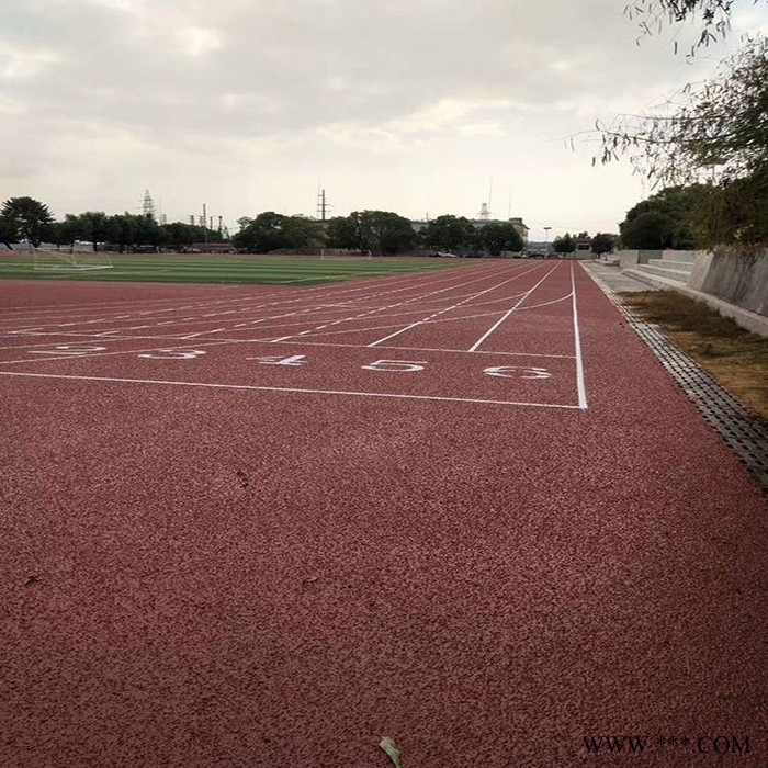 厚冠EPD塑胶跑道材料 甘肃甘州彩色橡胶颗粒跑道价格实惠可定做图4