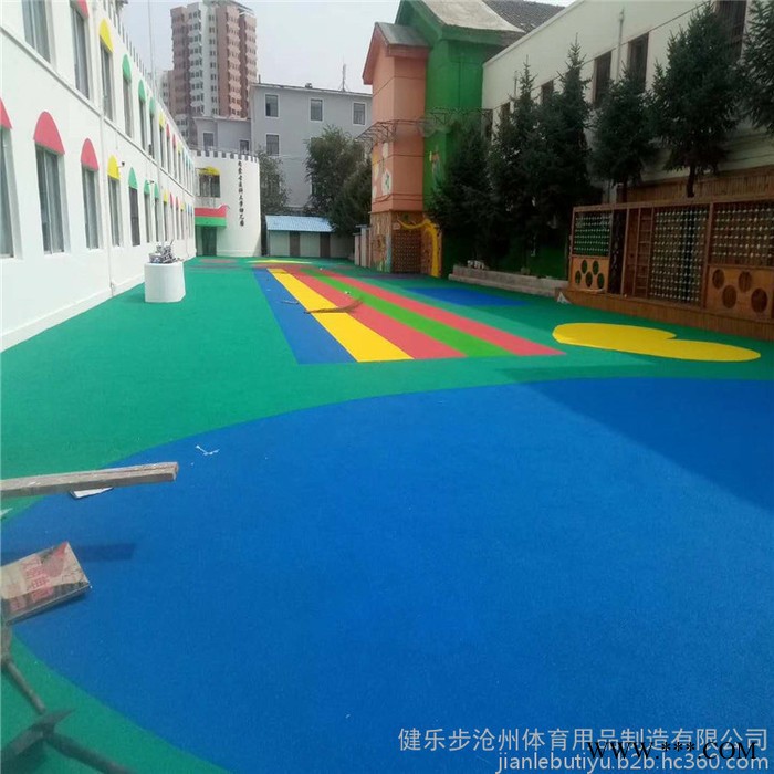 健乐步 厂家直供塑胶跑道 塑胶场地施工 橡胶颗粒 DPFM 塑胶跑道价格 欢迎来电图2