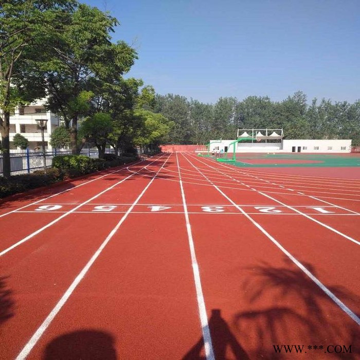 鑫亿康 弹性地面塑胶跑道EPDM橡胶颗粒塑胶跑道图6
