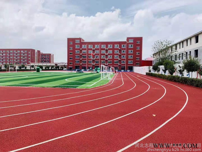 志程654 学校 塑胶跑道 学校 塑胶跑道  小区EPDM  篮球场硅PU  球场草坪  体育馆橡胶颗粒图5