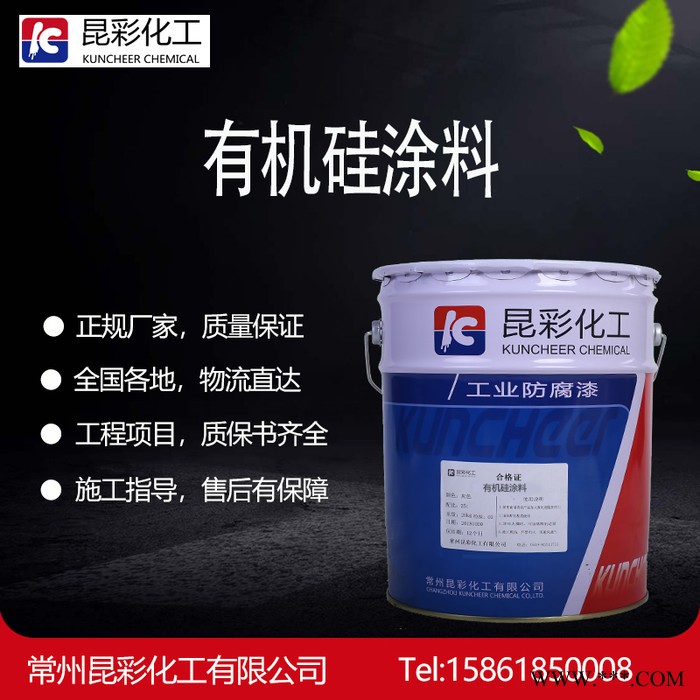 供应  昆彩牌  有机硅涂料  码头漆  保护基材不受腐蚀图6
