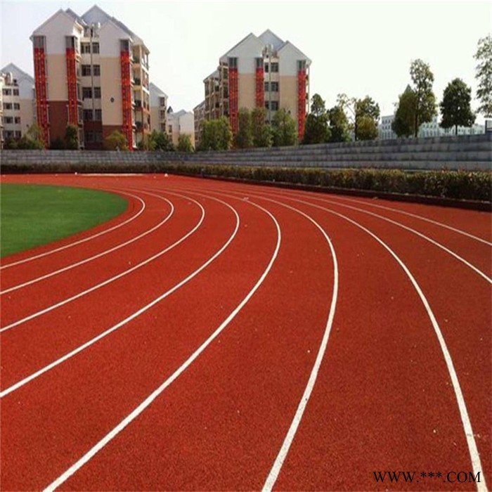 厚冠彩色橡胶颗粒跑道 贵州沿河学校操场塑胶跑道图4