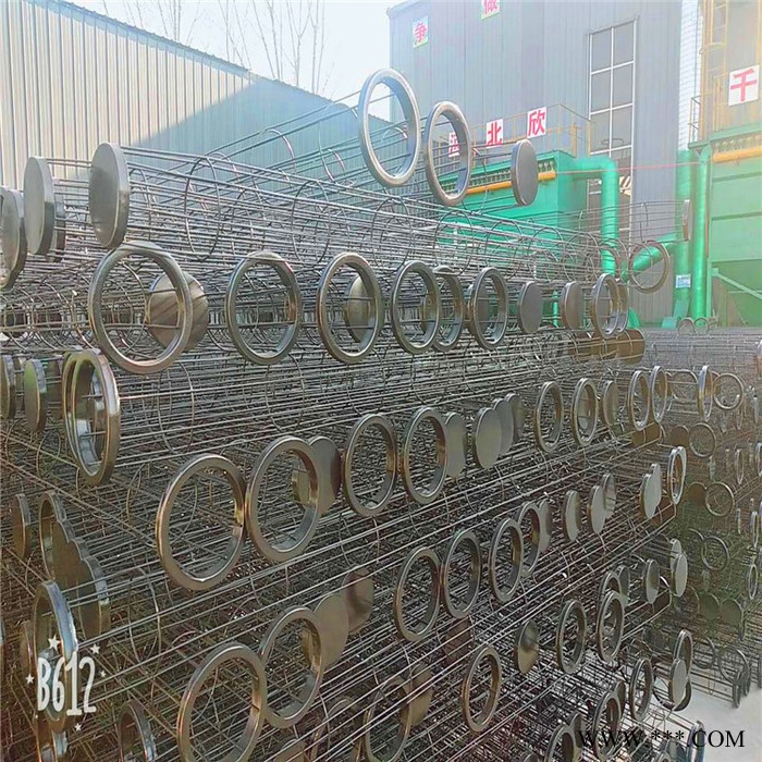 湖北有机硅除尘骨架 加长除尘骨架 弹簧有机硅除尘骨架  欣千环保  质量可靠  厂家发货图6