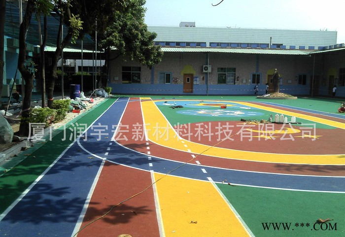 彩色EPDM场地幼儿园场地地垫 EPDM彩色橡胶颗粒地板图3