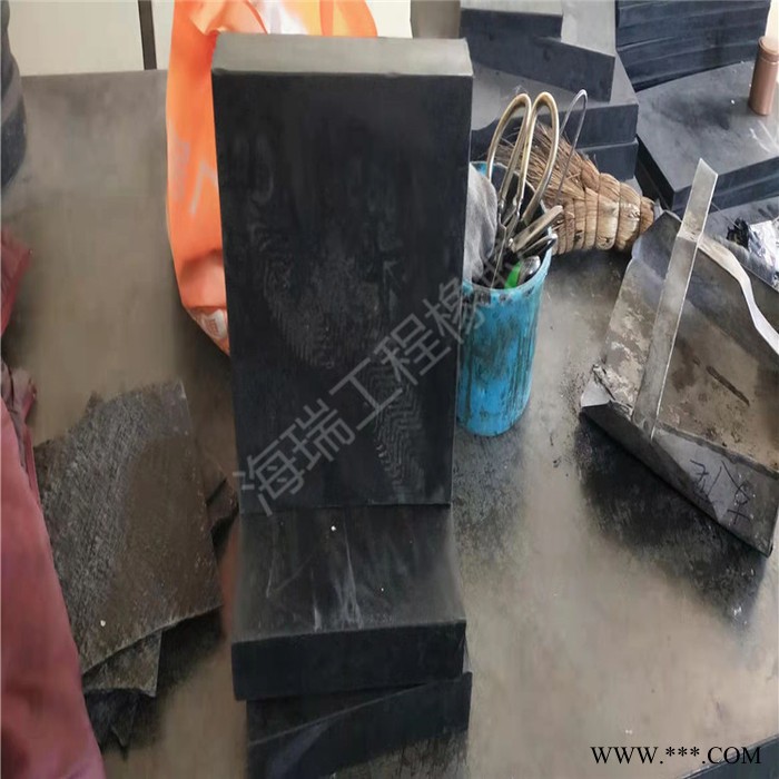 海瑞供应黑色橡胶垫块 防震垫块 减震垫块 橡胶垫块生产厂家图4