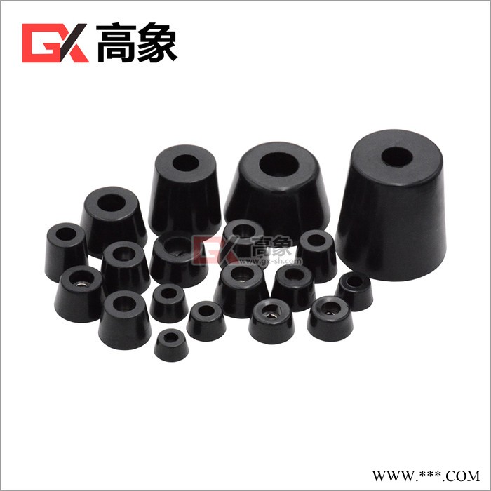 高象GXDJ橡胶垫脚 橡胶垫脚家具机箱仪器设备防滑耐磨橡胶脚垫具桌椅机械设备底脚 增高加厚防滑脚垫上海减震器厂家图2