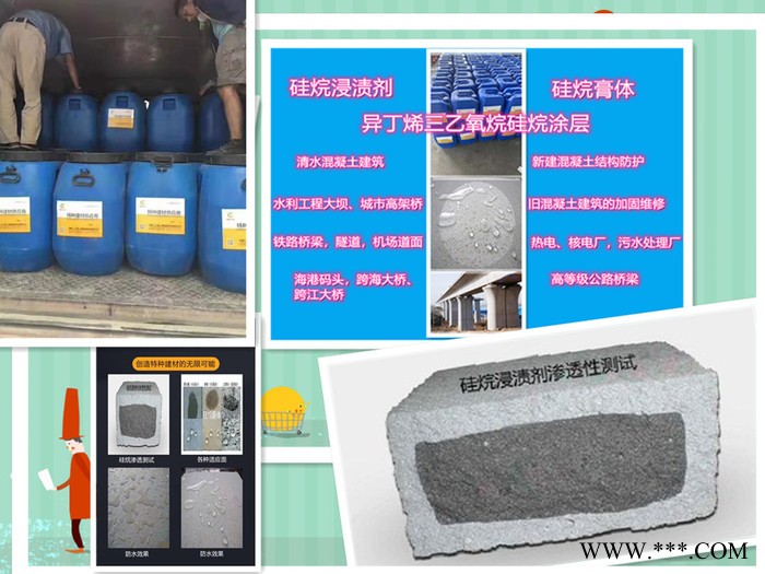 港口大坝防渗、防腐、防碳化涂料厂家          有机硅聚合物腻子价格图2
