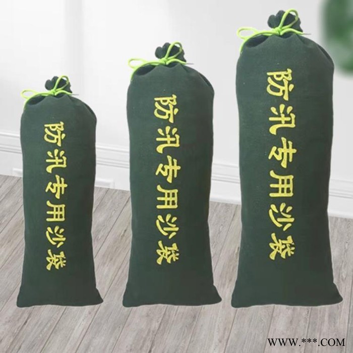 万联 帆布袋 有机硅防汛沙袋 物业应急堵水帆布沙袋图5
