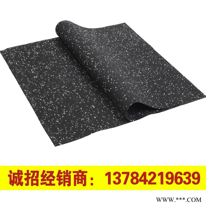 橡胶地垫批发  健身房地垫缓冲地板橡胶卷材减震垫隔音耐磨防滑哑铃运动地胶垫子 复合橡胶地垫图7