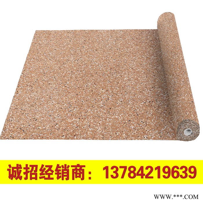 橡胶地垫批发  健身房地垫缓冲地板橡胶卷材减震垫隔音耐磨防滑哑铃运动地胶垫子 复合橡胶地垫图2