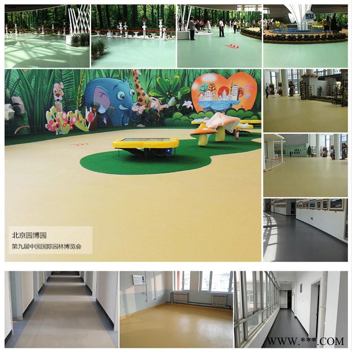 广欧-厂家PVC地垫 防滑耐磨公共场所商用塑胶地板胶垫3mmPVC地板图7