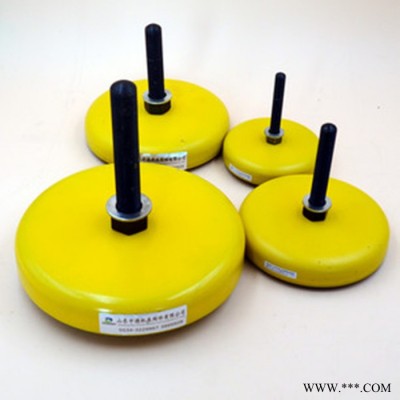 沧州宏泰 圆型橡胶垫顶杆垫铁 防震可调地脚 机床垫铁 工厂销售