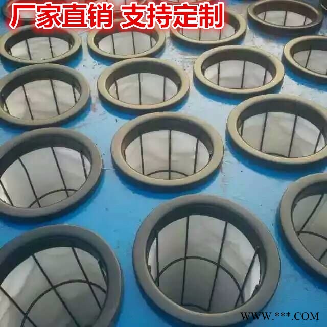 镀锌除尘骨架_喷塑除尘器骨架__除尘器袋笼有机硅骨架脉冲袋式除尘器图3