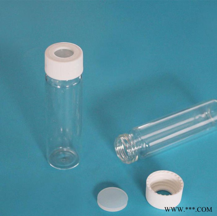20ml/40ml透明玻璃瓶 进样瓶 顶空盖硅胶垫片 高硼硅玻璃