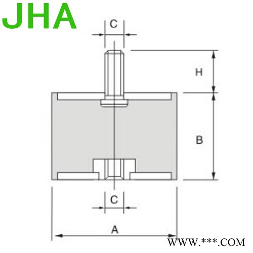 现货VD圆形螺丝包胶 机械设备用**橡胶减震器图3