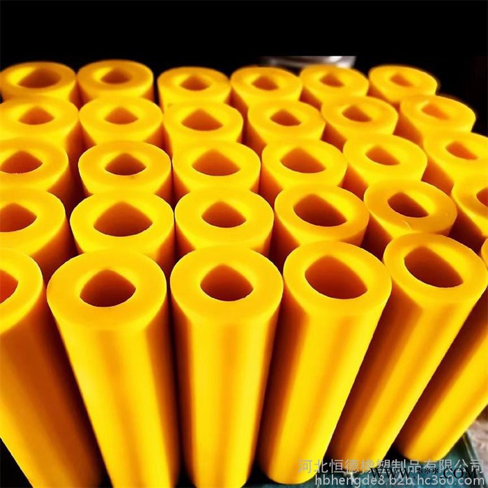 浇注耐磨聚氨酯轴套 输送机聚氨酯托辊 挤出pu管 传送轴耐磨聚氨酯胶套图4