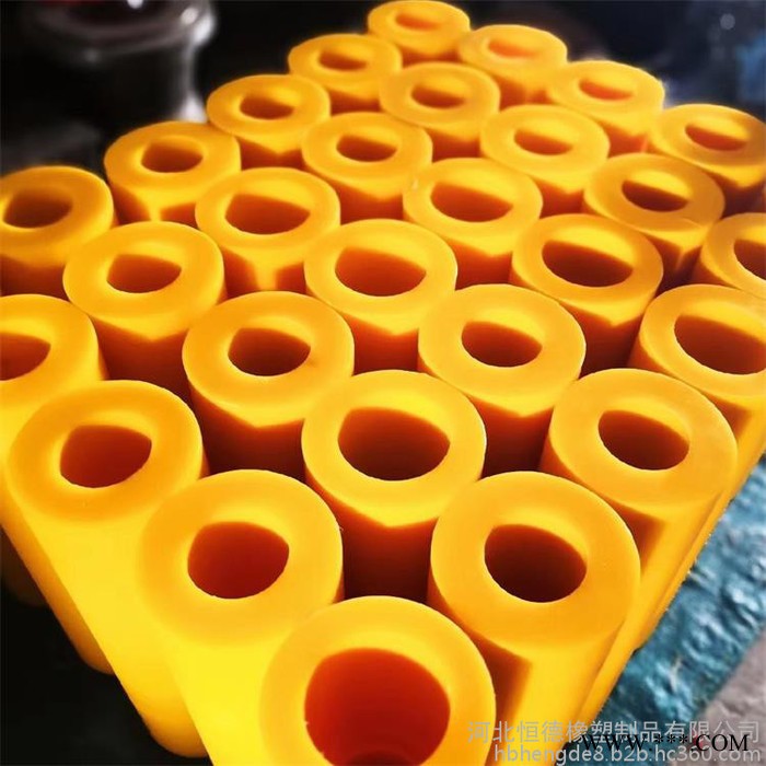 浇注耐磨聚氨酯轴承套 pu聚氨酯托辊 pu胶套 聚氨酯衬套 聚氨酯包铁轮图4