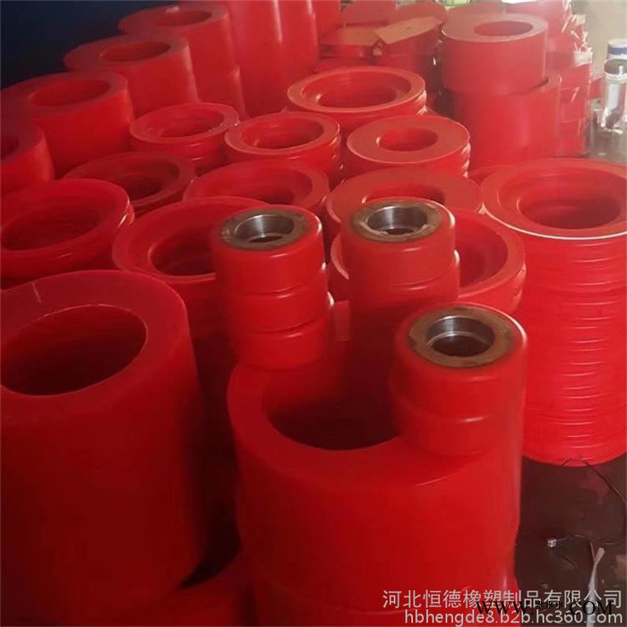 浇注耐磨聚氨酯轴承套 pu聚氨酯托辊 pu胶套 聚氨酯衬套 聚氨酯包铁轮图5