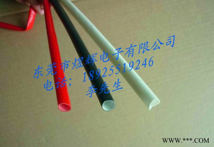 供应彩色耐高温电器用硅胶套管 矽胶套管 玻璃纤维套管图3