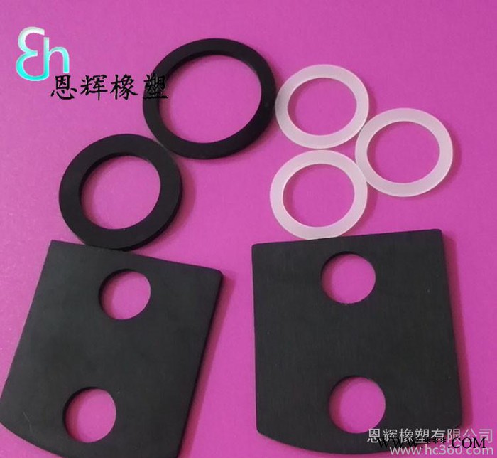 加工定做防水硅胶垫片 硅胶密封垫片 硅胶O型圈 黑色橡胶垫片图2
