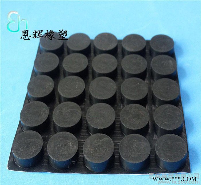 防滑橡胶脚垫垫片 环保耐高温橡胶胶垫 圆形硅胶脚垫生产图3