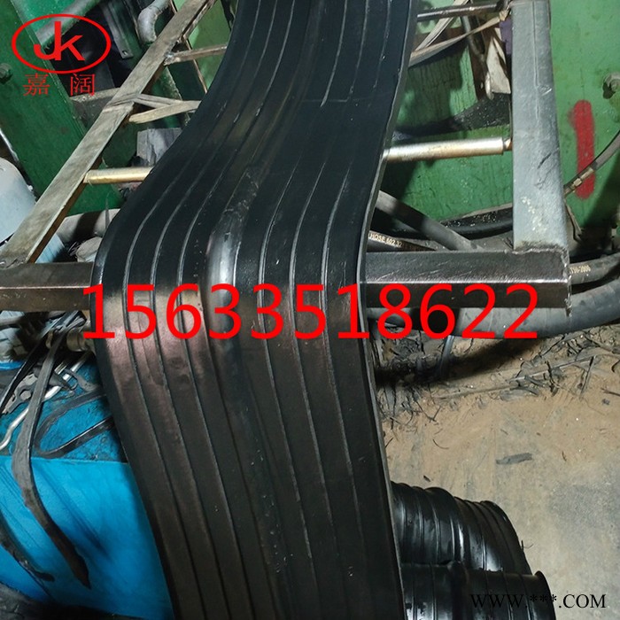 嘉阔橡胶止水带中埋式钢边式背贴可卸式300*6橡胶止水带厂家图2