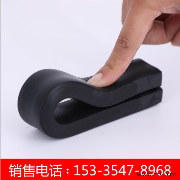 输送机缓冲条 缓冲减震条 橡胶条实心图2