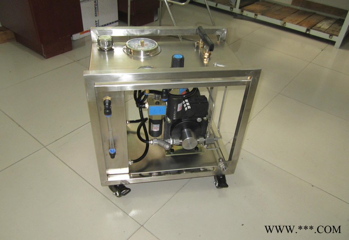 铝管水压试验机 不锈钢 高压胶管压力试验机 超高压水泵