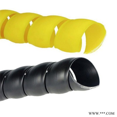 【鸿瑞】专业生产  螺旋胶管保护套 螺旋护套 阻燃线缆保护套批发