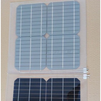 中德太阳能软性板 太阳能滴胶板 太阳能透明柔性板给蓄电池12V-24v充电
