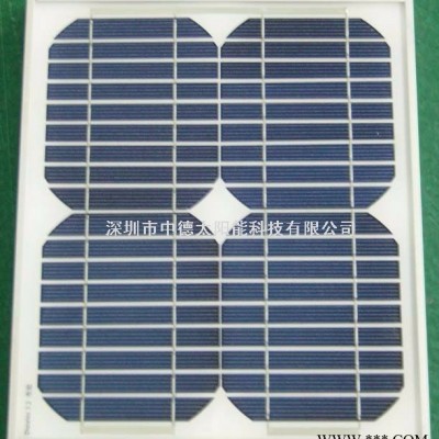 太阳能滴胶板 20w太阳能单晶电池板 太阳能光伏板组件 太阳能圆形电池板