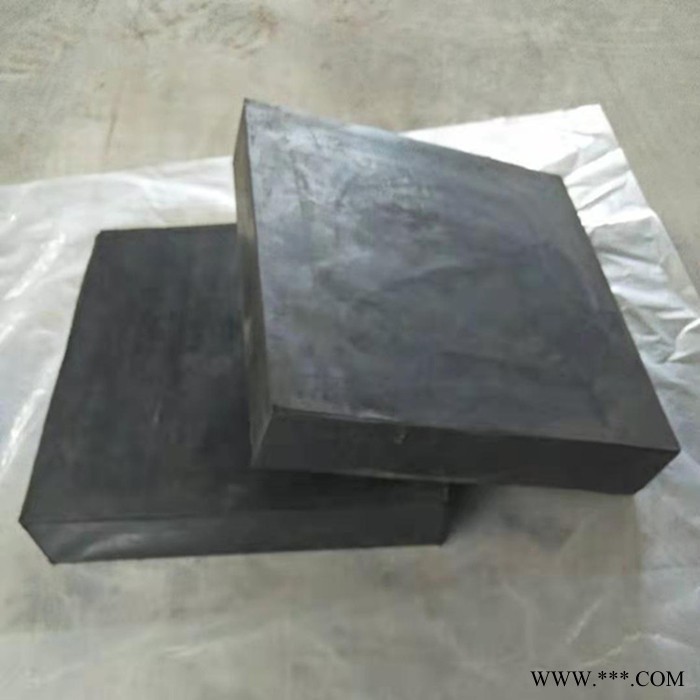 正华 减震橡胶垫 橡胶缓冲块 桥梁防撞垫块 500*500*30橡胶挡块 阻燃橡胶板图3