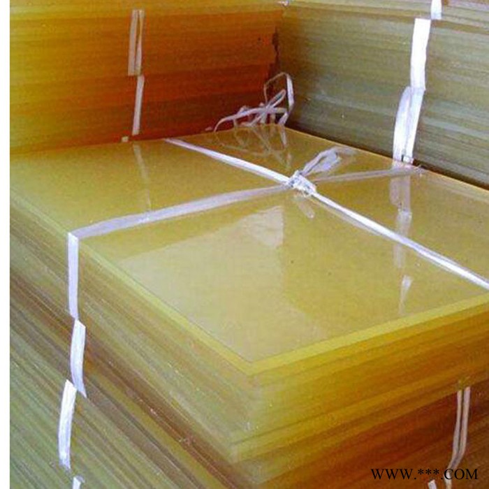 ｛鸿展｝专业聚氨酯板生产厂家 浅黄减震PU优力胶板材 耐磨聚氨酯板批发图4