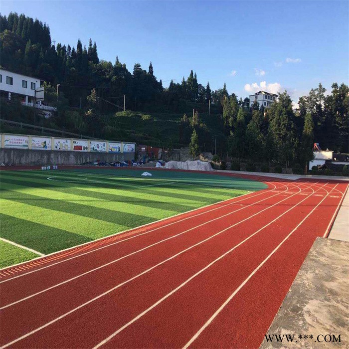 厚冠epdm橡胶板15mm施工价格 塑胶跑道颗粒 全塑型塑胶跑道浙江温岭图5