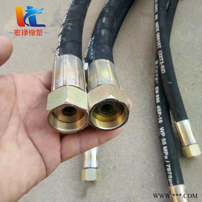 厂家供应 钢丝高压胶管 高压胶管总成 输油胶管 宏禄橡塑图3