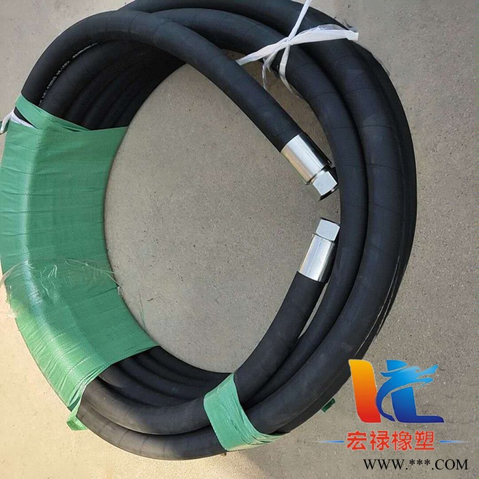 厂家供应 钢丝高压胶管 高压胶管总成 输油胶管 宏禄橡塑图5