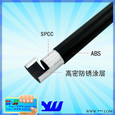 供应晶宇黑色包胶管|ABS包胶管