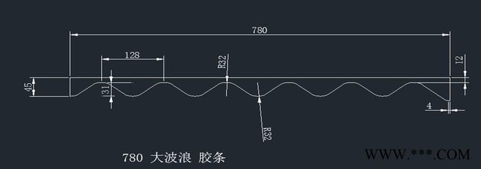 780大波浪橡胶密封条图3