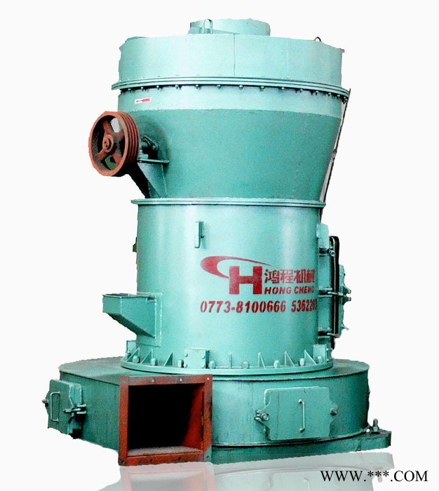 桂林鸿程机械5R41195R磨粉机,高岭土微粉磨,雷蒙磨配套除尘器原理