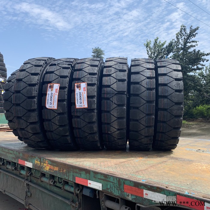 1200R20轮胎 足球块 矿山中花1200R20卡车轮胎图5