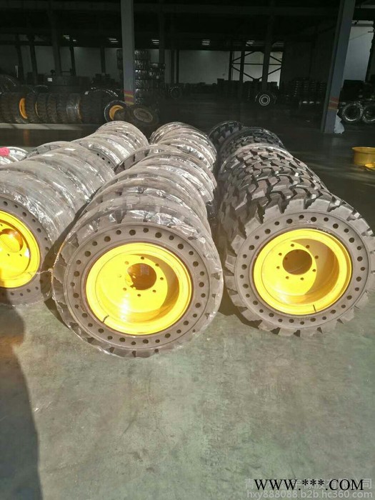 鸿进 实心轮胎厂家销售750-16小型装载机轮胎加厚钢圈图3